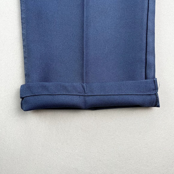 Vintage Levis Sta-Prest Pants Mens 34 Blue Straight Leg Dress Slacks Made in USA - Picture 8 of 16